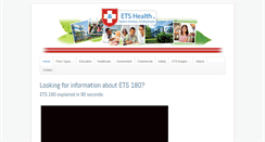 Desktop Screenshot of etshealth.com